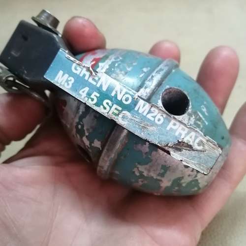VINTAGE MILITARY TRAINING HAND GRENADE 2 OF 2