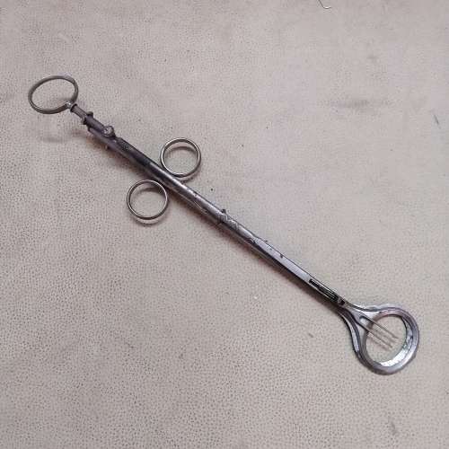 Extremely rare!! Tonsil guillotine, Mathieu, steel by S. Maw and Son of London, 1860-1870