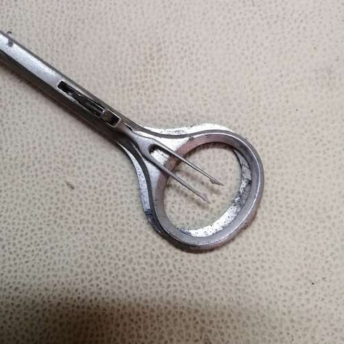 Extremely rare!! Tonsil guillotine, Mathieu, steel by S. Maw and Son of London, 1860-1870