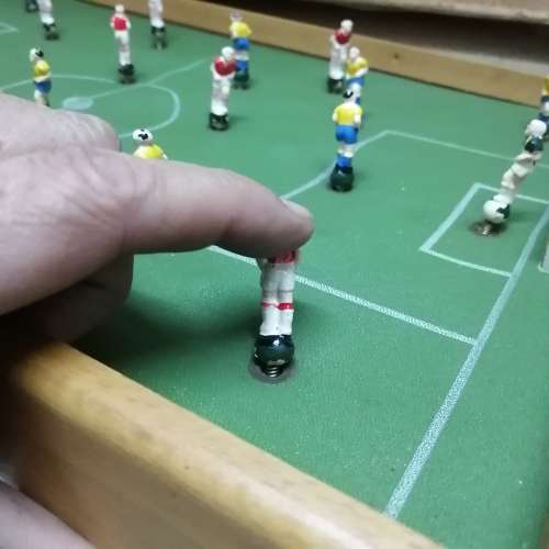 VERY RARE MID-CENTURY TABLE FOOTBALL, BY LUDA, CIRCA 1950`S