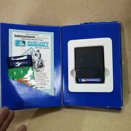 VINTAGE INTELLIVISION MAJOR LEAGUE BASKETBALL GAME CARTRIDGE IN BOX - 7 OF 7 GAMES ON OFFER