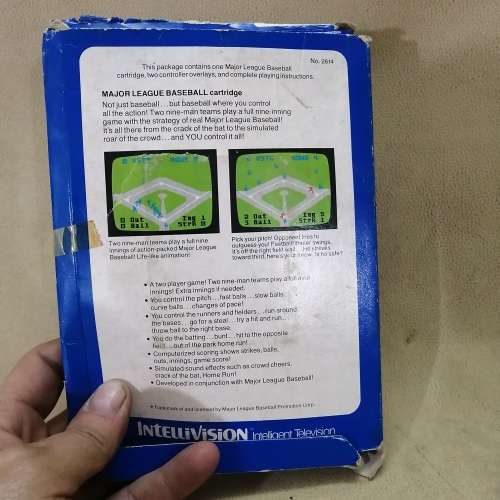 VINTAGE INTELLIVISION MAJOR LEAGUE BASKETBALL GAME CARTRIDGE IN BOX - 7 OF 7 GAMES ON OFFER