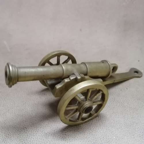 MAGNIFICENT HEAVY BRASS SIGNAL CANNON