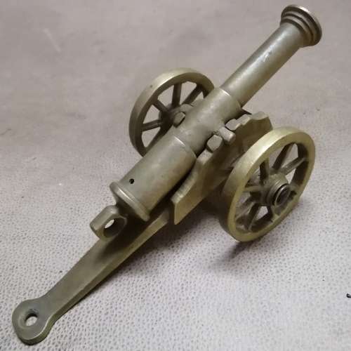 MAGNIFICENT HEAVY BRASS SIGNAL CANNON