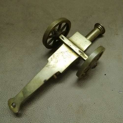 MAGNIFICENT HEAVY BRASS SIGNAL CANNON