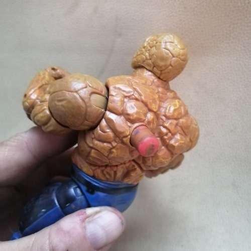 MARVEL FANTASTIC FOUR THING ACTION FIGURE, HIGHLY ARTICULATED - BY TOY BIZ