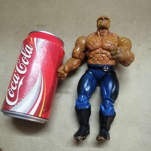 MARVEL FANTASTIC FOUR THING ACTION FIGURE, HIGHLY ARTICULATED - BY TOY BIZ