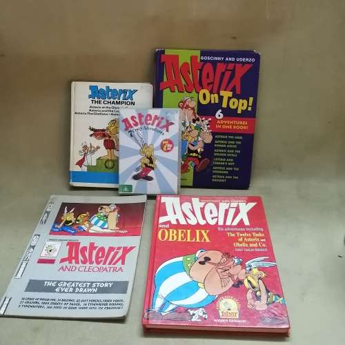 MASSIVE ASTERIX 6 DISK DVD AND BOOK COLLECTION