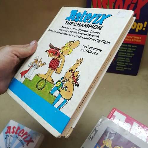 MASSIVE ASTERIX 6 DISK DVD AND BOOK COLLECTION