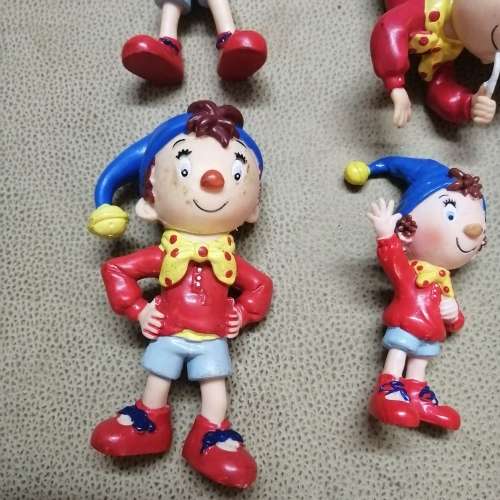 ORIGINAL VINTAGE HARD RUBBER NODDY FIGURINE COLLECTION
