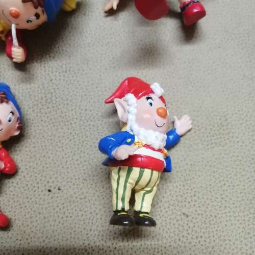 ORIGINAL VINTAGE HARD RUBBER NODDY FIGURINE COLLECTION