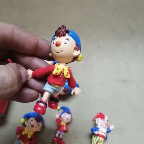 ORIGINAL VINTAGE HARD RUBBER NODDY FIGURINE COLLECTION
