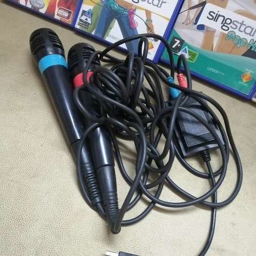 MASSIVE COMPLETE PS2 SINGSTAR BUNDLE - TESTED WORKING
