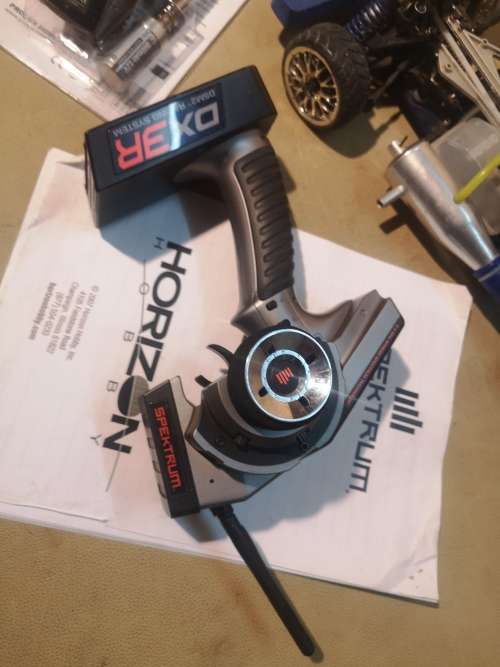 THUNDER TIGER TS4N NITRO 1/10 RC CAR AND SPECTRUM DX3R RADIO + EXTRAS