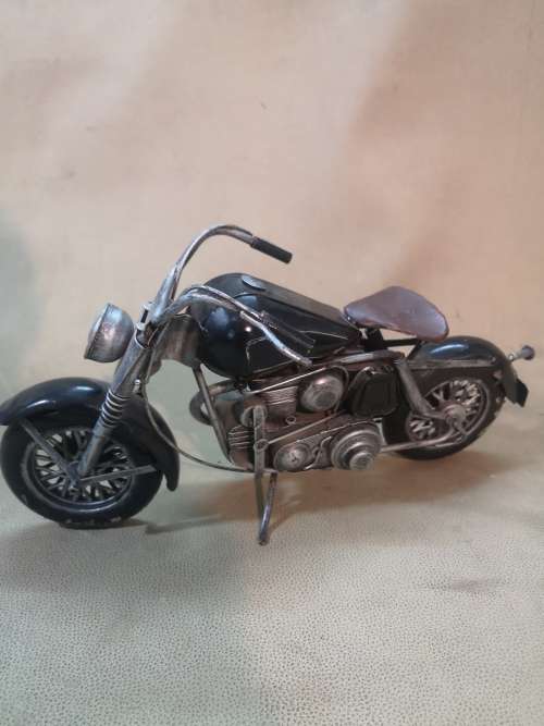 VERY LARGE TIN MOTORCYCLE
