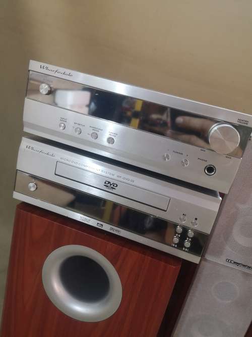 MAGNIFICENT WHARFEDALE 9PCE SURROUND SOUND HOME THEATRE SYSTEM