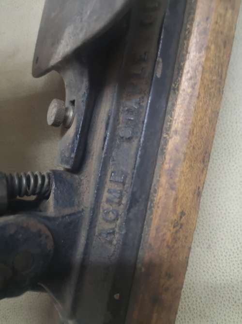 VINTAGE CAST IRON ACME STAPLER