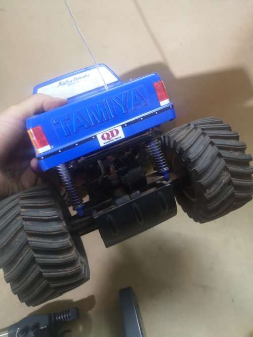 GIANT ORIGINAL TRAIL MASTER TAMIYA RC MONSTER TRUCK COMPLETE (100% TESTED WORKING)