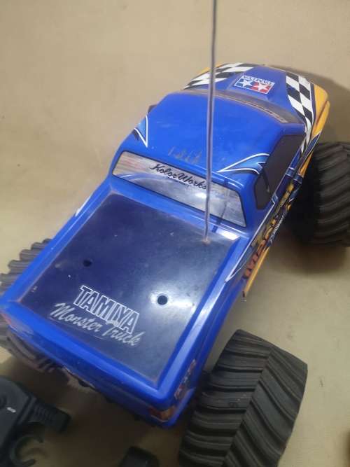 GIANT ORIGINAL TRAIL MASTER TAMIYA RC MONSTER TRUCK COMPLETE (100% TESTED WORKING)
