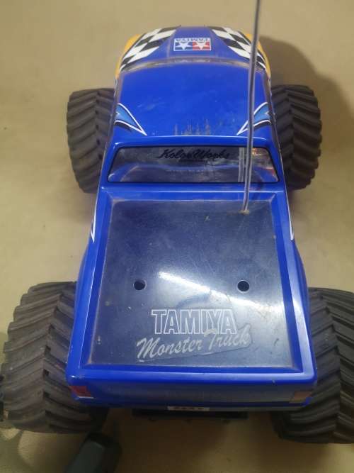 GIANT ORIGINAL TRAIL MASTER TAMIYA RC MONSTER TRUCK COMPLETE (100% TESTED WORKING)