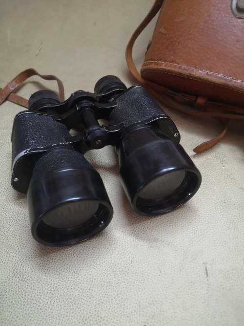 Vintage Harmony Coated Lens 7x50 binoculars With Leather Bag