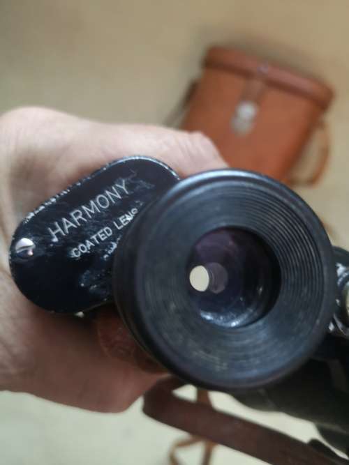 Vintage Harmony Coated Lens 7x50 binoculars With Leather Bag