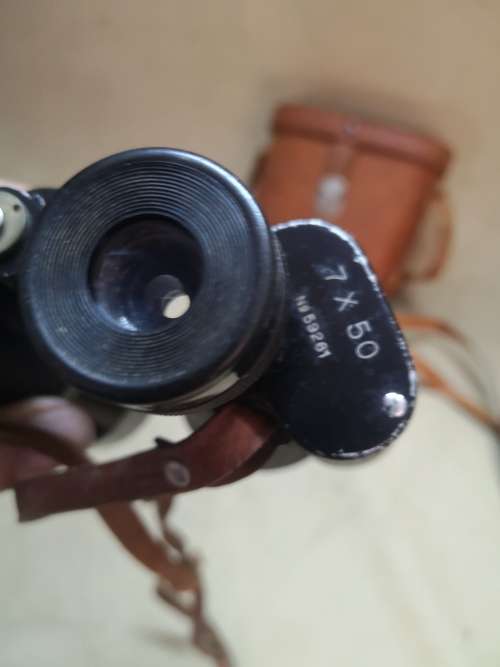 Vintage Harmony Coated Lens 7x50 binoculars With Leather Bag