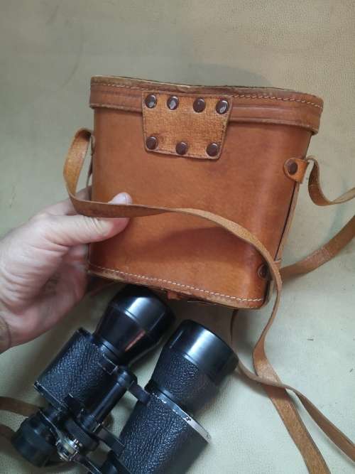 Vintage Harmony Coated Lens 7x50 binoculars With Leather Bag