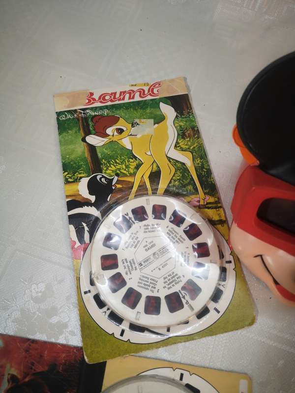 VINTAGE DISNEY MICKEY MOUSE VIEW MASTER WITH COMPLETE ORIGINAL REEL SETS