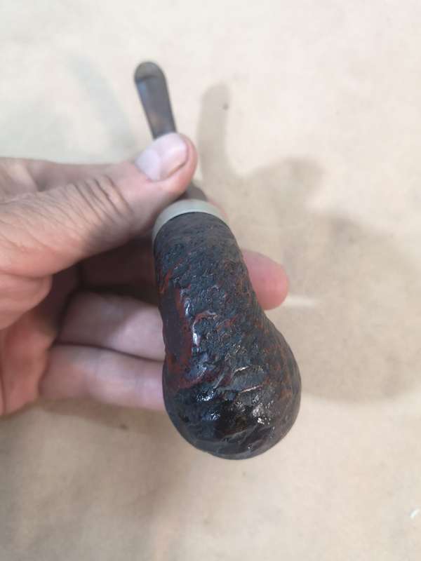EXQUISITE ORIGINAL VINTAGE K&P PETERSON RUSTIC STERLING SILVER PIPE - 1 OF 2 ON AUCTION