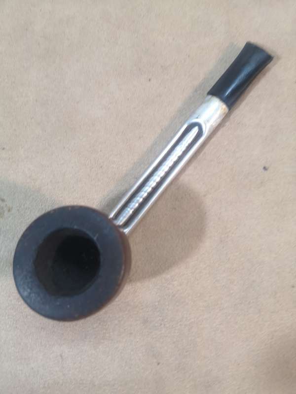 Vintage Pipe FALCON Made in England, Aluminum/Wood, Detachable