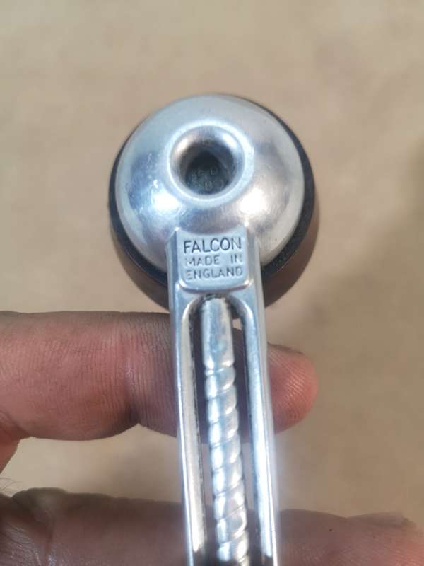 Vintage Pipe FALCON Made in England, Aluminum/Wood, Detachable