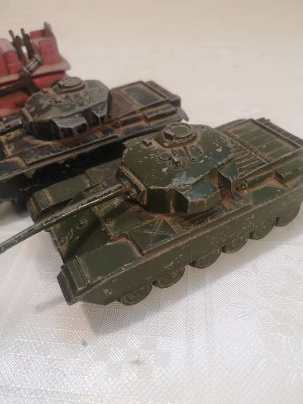 GROUP OF LARGE VINTAGE DINKY SUPER TOYS FOR REPAIRS OR SPARES