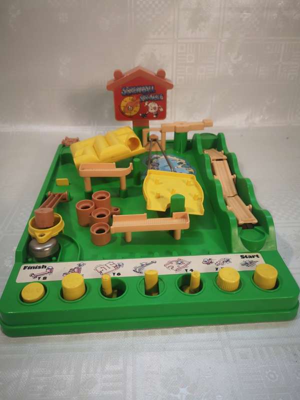 VINTAGE TOMY 1987 SCREWBALL SCRAMBLE MARBLES GAME - COMPLETE WORKING
