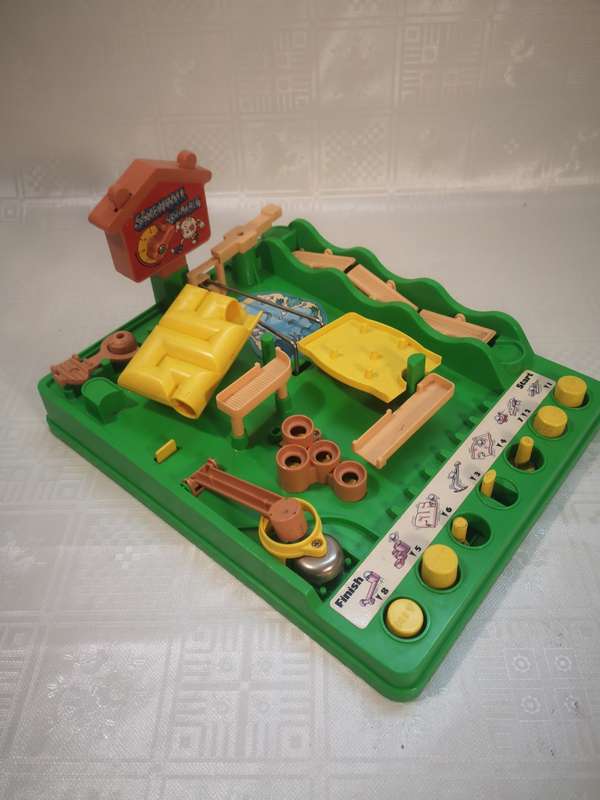 VINTAGE TOMY 1987 SCREWBALL SCRAMBLE MARBLES GAME - COMPLETE WORKING