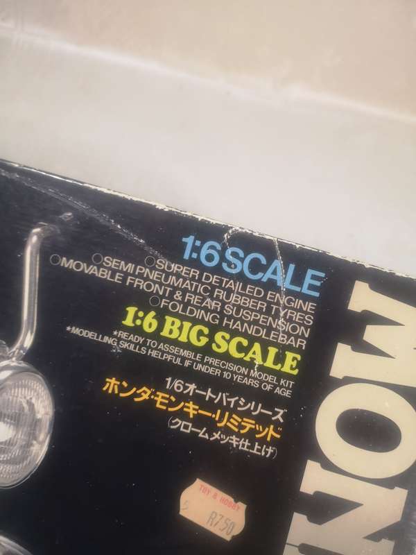 VERY LARGE TAMIYA 1:6 HONDA J50 J-I MODEL KIT - COMPLETE