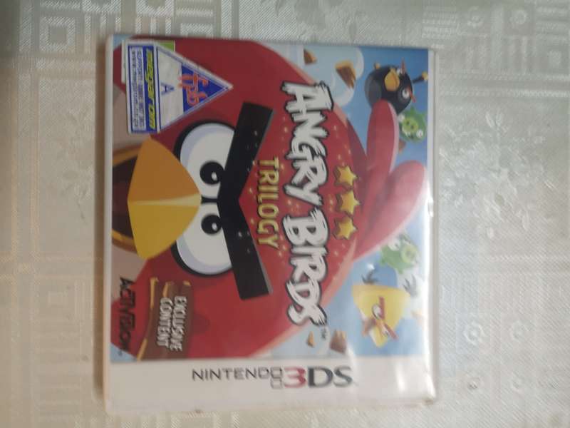 NINTENDO 3DS ANGRY BIRDS TRILOGY GAME - 3 OF 4 COMPLETE