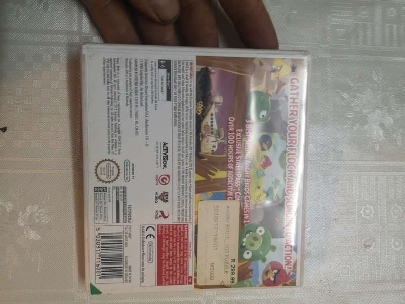 NINTENDO 3DS ANGRY BIRDS TRILOGY GAME - 3 OF 4 COMPLETE