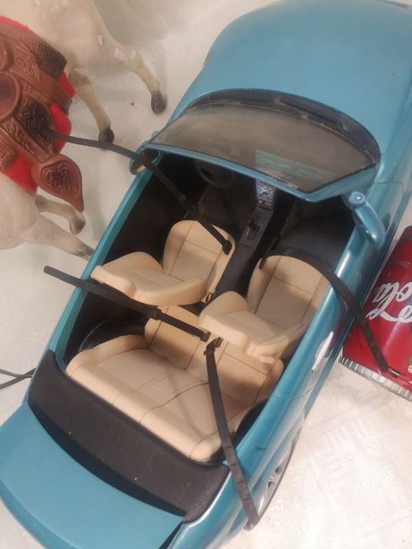 ORIGINAL BARBIE WITH CAR AND HORSE