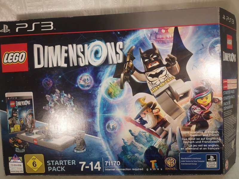 Complete LEGO Dimensions Starter Pack Playstation 3 - One Game - Base Gateway 4 Tags Figures Bundle