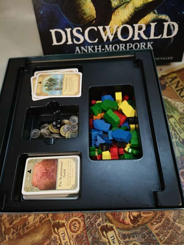 Rare Terry Pratchett Discworld Ankh Morpork Board Game Complete Like New Condition