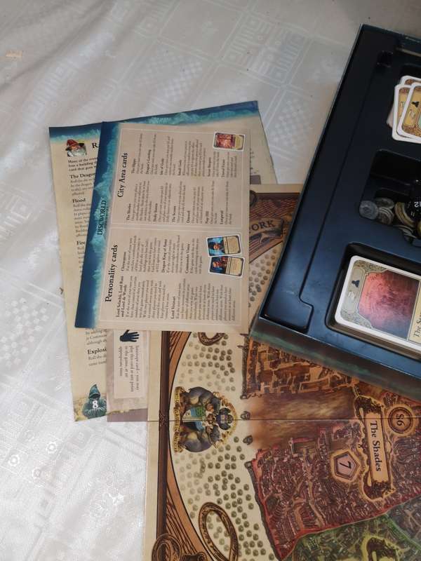 Rare Terry Pratchett Discworld Ankh Morpork Board Game Complete Like New Condition