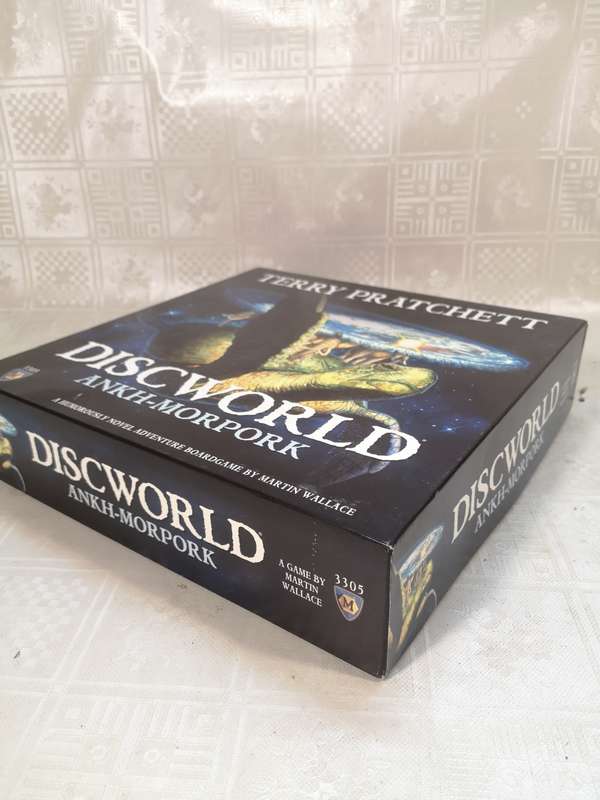 Rare Terry Pratchett Discworld Ankh Morpork Board Game Complete Like New Condition