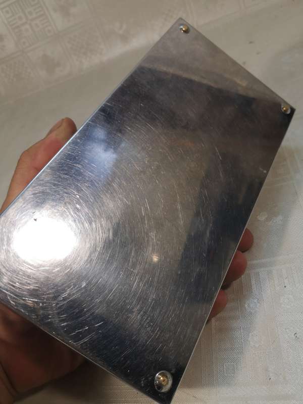 VINTAGE LARGE ART DECO ARISTOCRAT SILVER PLATED CIGARETTE BOX WITH WOODEN LININGS