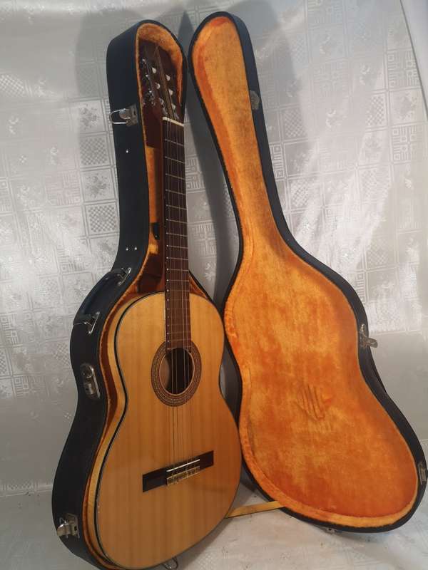 VINTAGE JAPANESE ACOUSTIC GUITAR IN A BEAUTIFUL CASE