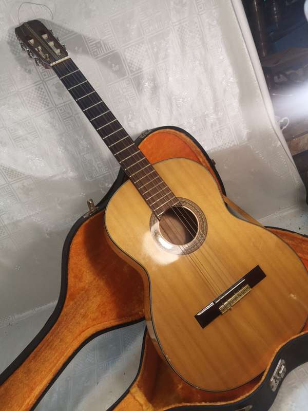 VINTAGE JAPANESE ACOUSTIC GUITAR IN A BEAUTIFUL CASE