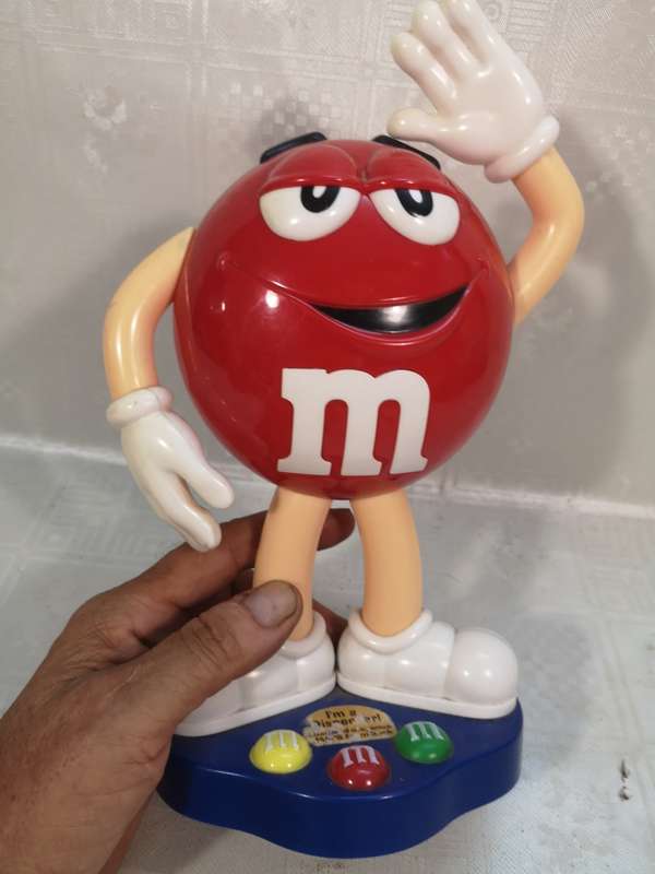 GIANT 375MM HIGH COLLECTORS M&M DISPENSER 6 OF 6 (WORKING)