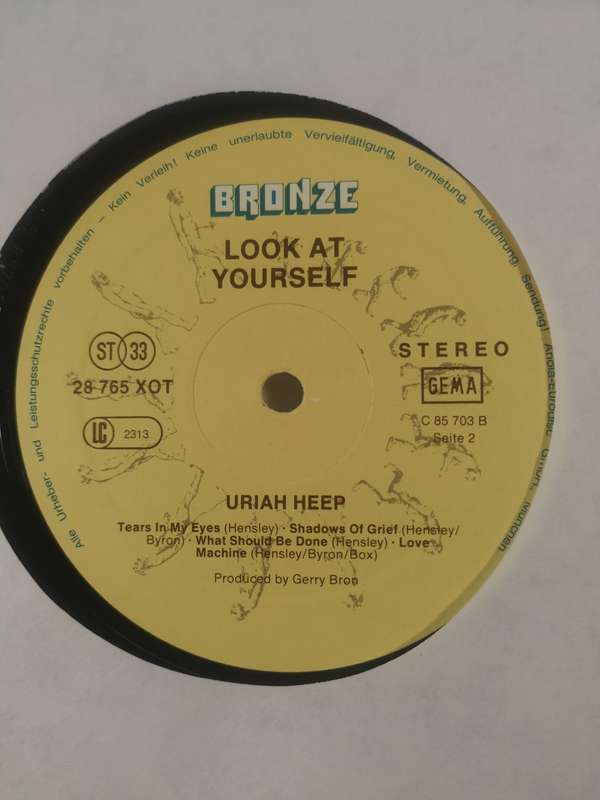 Uriah Heep`s Look At Yourself 1971 LP - Good Condition