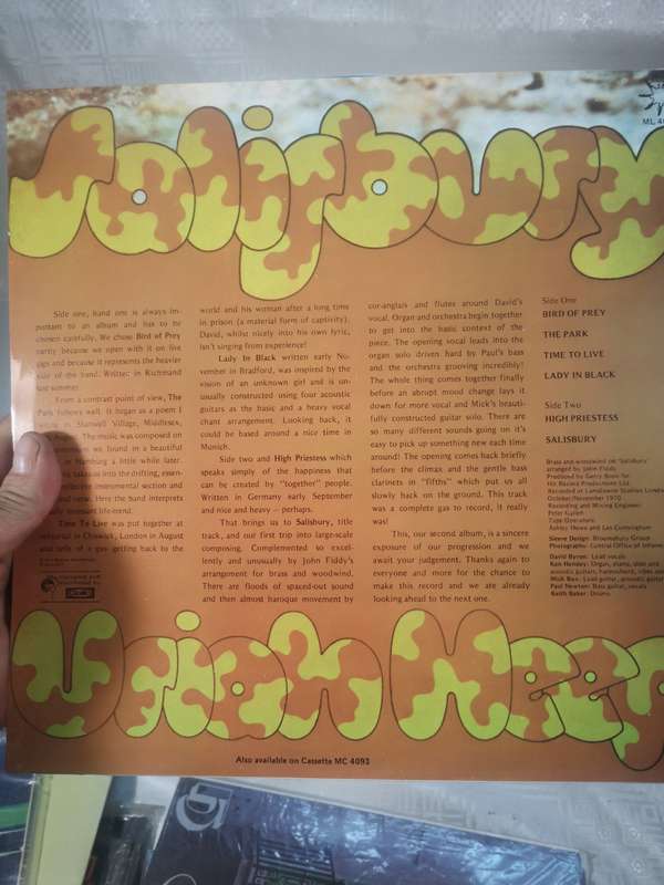 Uriah Heep`s Salisbury LP - Good Condition