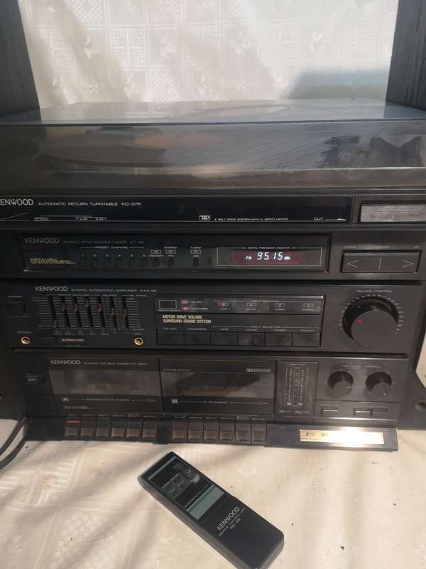 Vintage Large Kenwood Hifi System - Tested Working (Collection only - No Couriers)